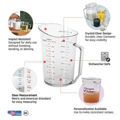 MEASUREMENT JUG 2000ML/64OZ CLEAR